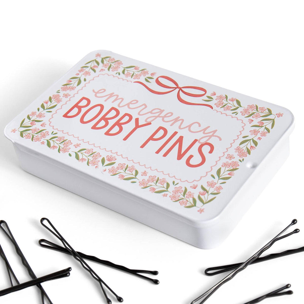 Emergency Bobby Pins | Travel Tin with 60 Hair Pins