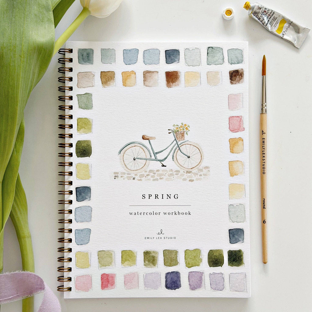 Spring Watercolor Workbook | Emily Lex