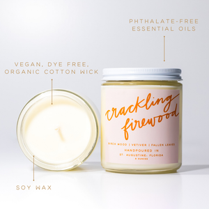 Crackling Firewood: Soy Candle