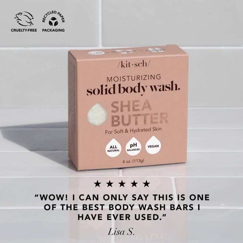 Shea Butter Exfoliating Body Wash Bar