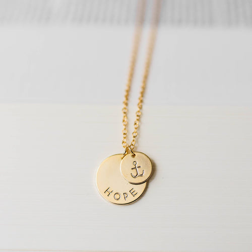Hope for this Season Necklace | Gold