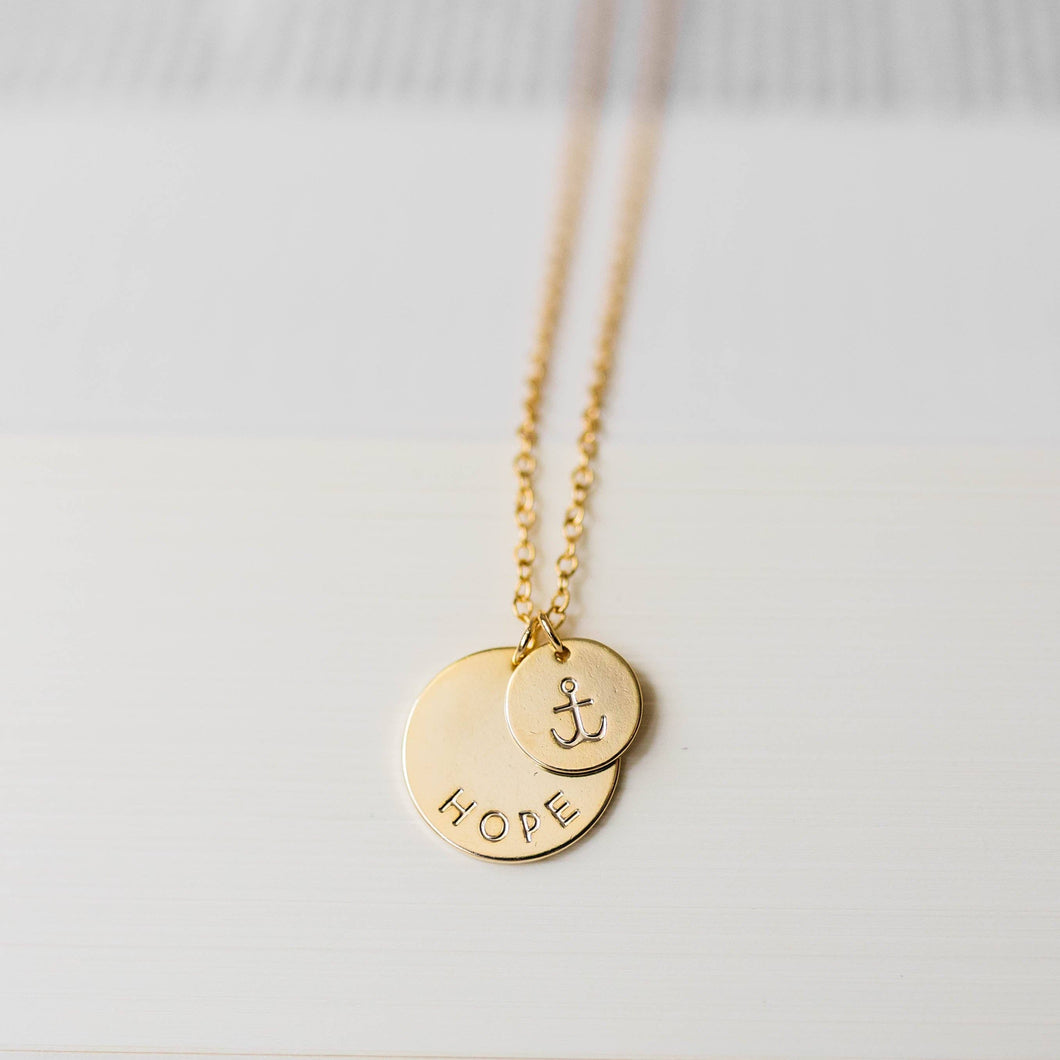 Hope for this Season Necklace | Gold
