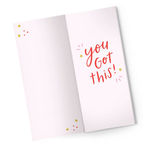 "You go Girl" Chocolate Filled Greeting Card