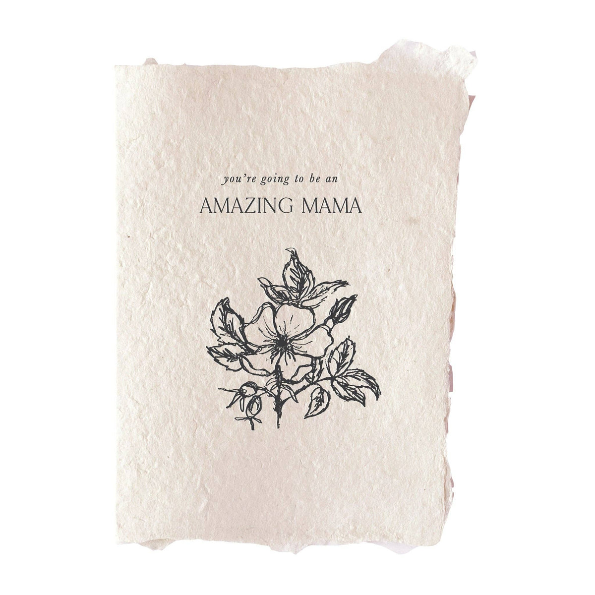 Hand Pressed Greeting Card | Amazing Mama