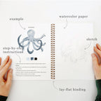 Seaside Watercolor Workbook | Emily Lex