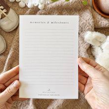 Monthly Milestone Cards