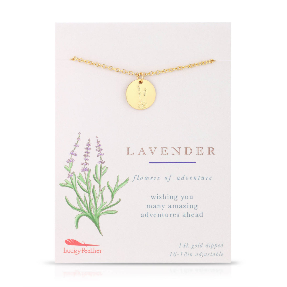 Floral Etched Pendant Necklaces (Assorted Styles - Daisy - Lavender - Lily - Rose - Sunflower - Tulip)