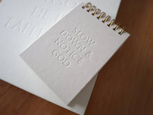 Slow Down & Notice God Mini Notebook