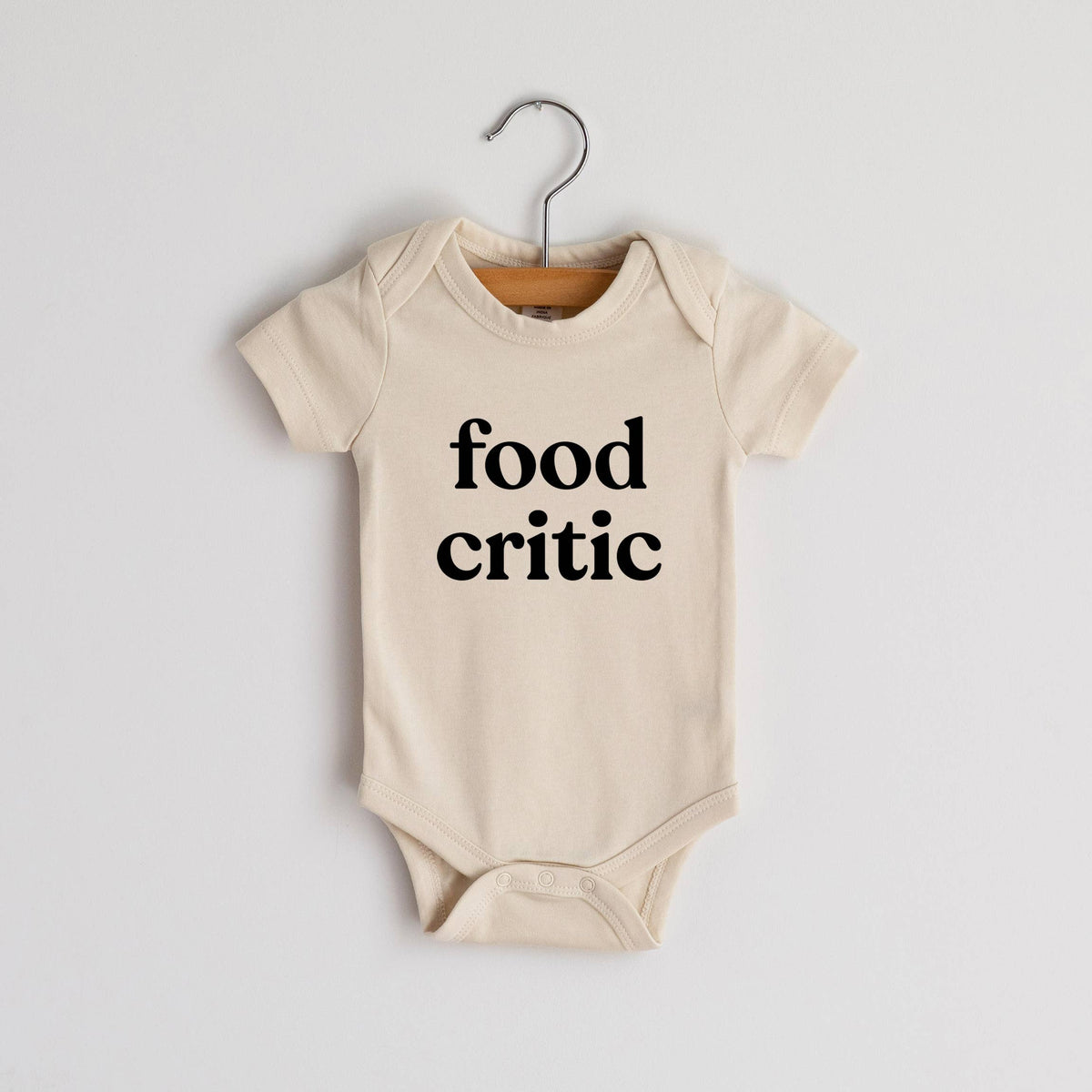 Organic Baby Onesie: "Food Critic"