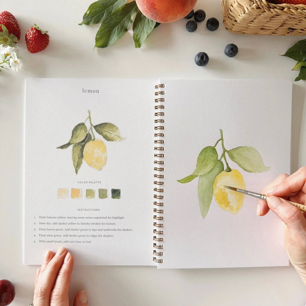 Fruit Watercolor Workbook | Emily Lex