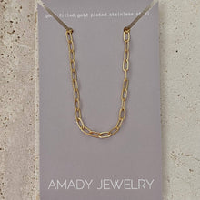 Paperclip Layering Necklace (18k Gold Plated)