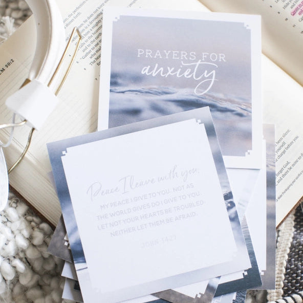 Scripture Cards: Prayers for Anxiety