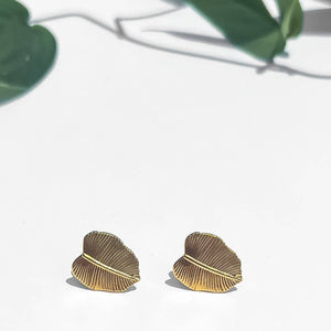 Leaf Stud Earrrings