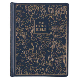 Hardcover Large Print King James Version Note-Taking Bible