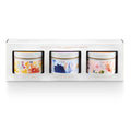 Floral Votive Candle Trio Set