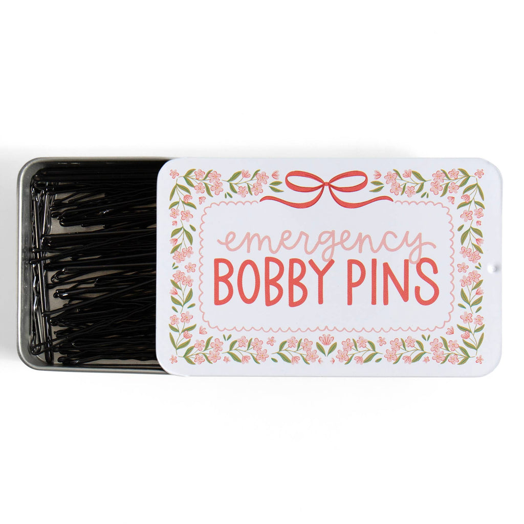 Emergency Bobby Pins | Travel Tin with 60 Hair Pins