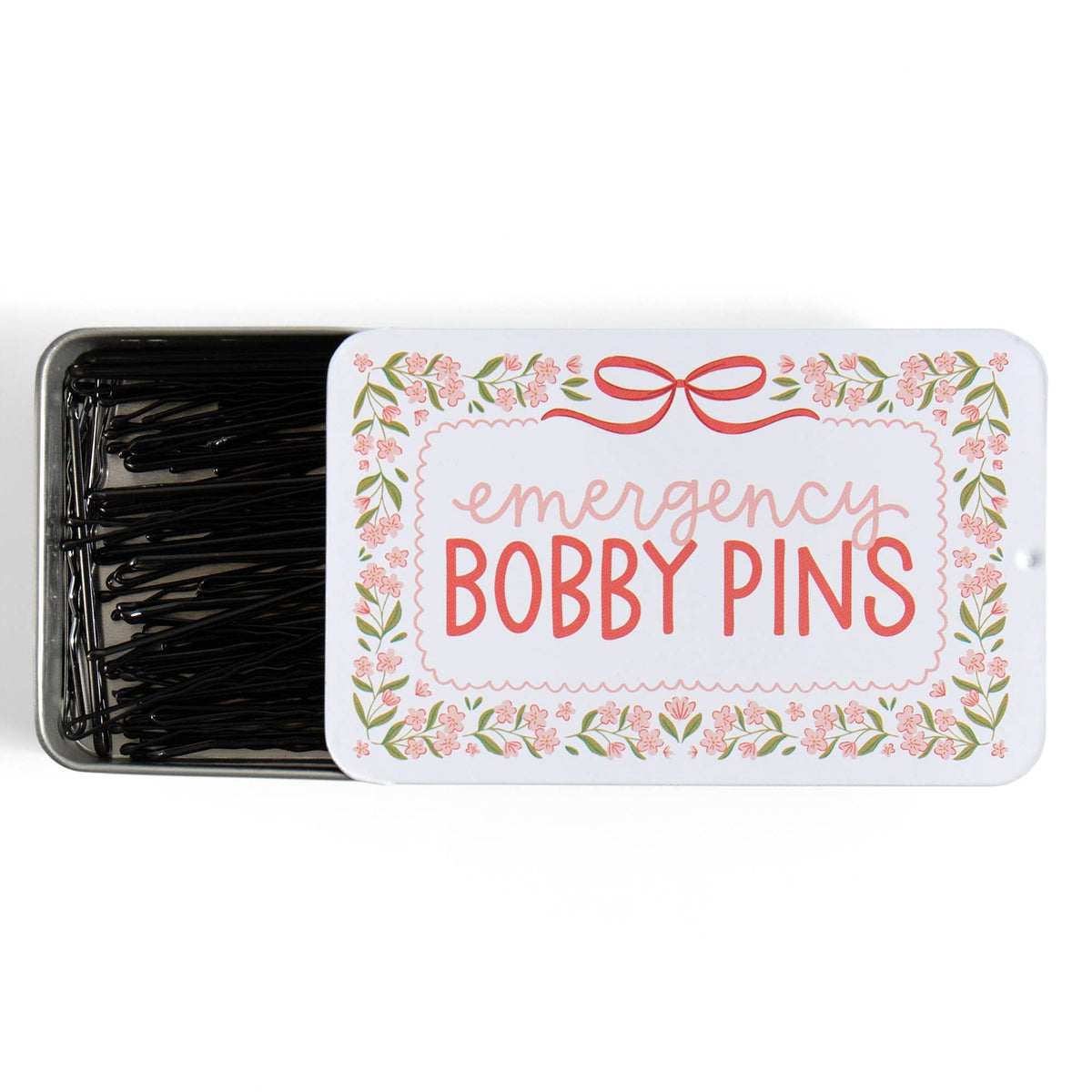 Emergency Bobby Pins | Travel Tin with 60 Hair Pins