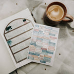 Bible Reading Progress Tracker Sticker Set