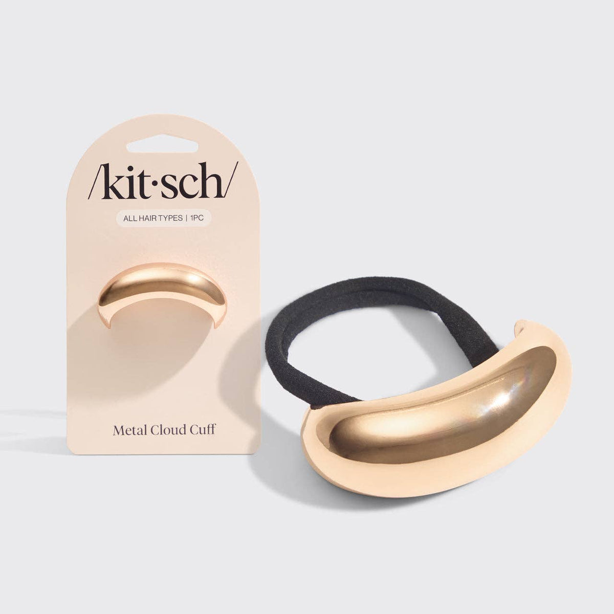 Gold Metal Cloud Hair Cuff