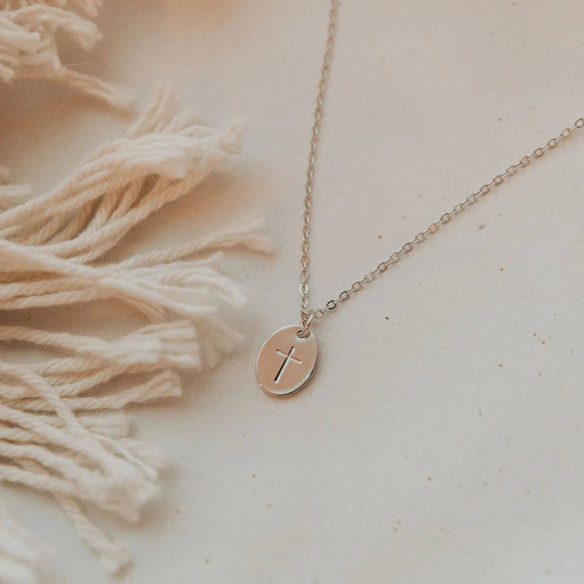 God Cross Pendant Necklace
