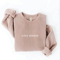 "Cozy Season" Embroidered Sweatshirt