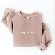 "Cozy Season" Embroidered Sweatshirt
