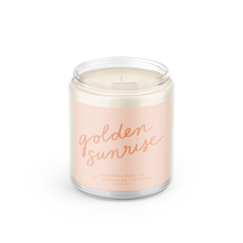 Golden Sunrise:  Soy Candle