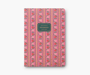 Assorted Set of 3 Floral Notebooks
