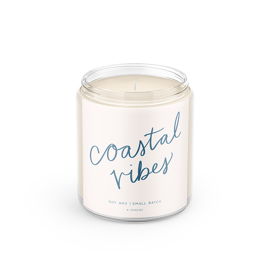 Coastal Vibes Candle | Floral + Amber