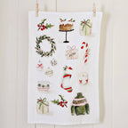 Classic Christmas Cotton Tea Towel