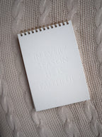 He is Faithful | Letterpress Notebook