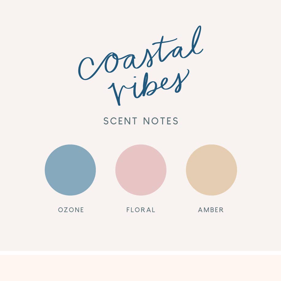 Coastal Vibes Candle | Floral + Amber