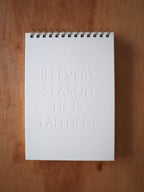 He is Faithful | Letterpress Notebook