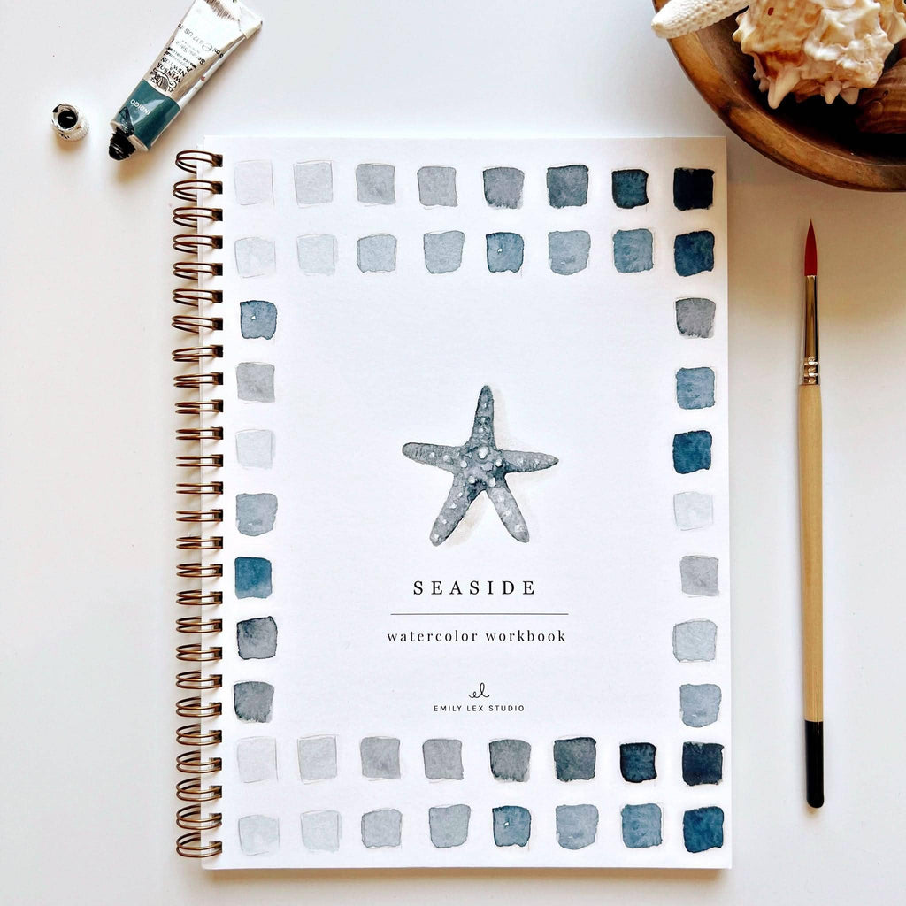 Seaside Watercolor Workbook | Emily Lex