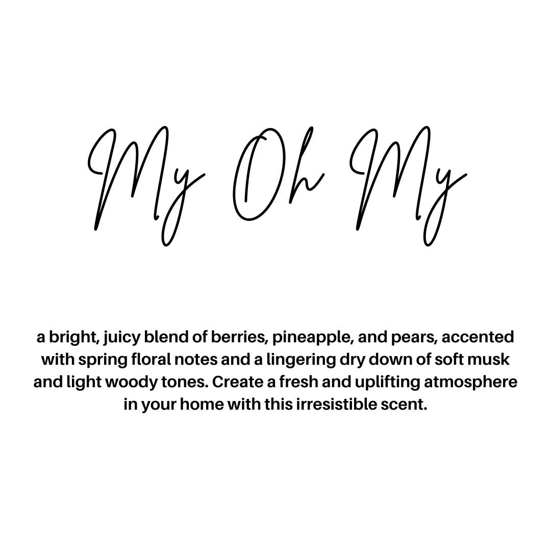 "My Oh My" Scented Candle (Discounted)