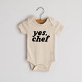 Organic Baby Onesie: "Yes, Chef"