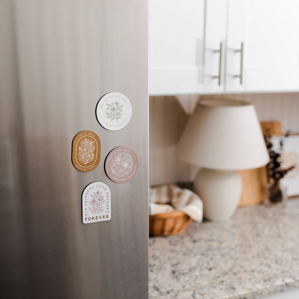 Floral Encouragement Magnets | 4 Designs