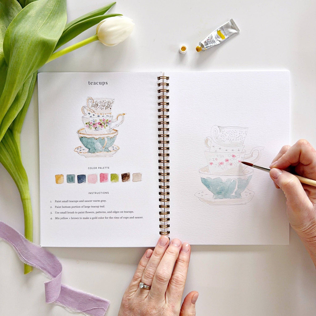 Spring Watercolor Workbook | Emily Lex