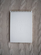 He is Faithful | Letterpress Notebook