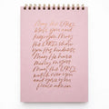 May The Lord Bless You Letterpress Spiral Notebook