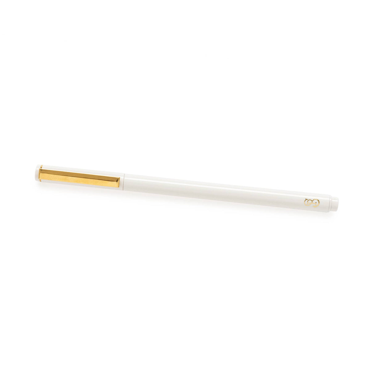 Felt Pen with Gold Accent (White or Blush Pink)