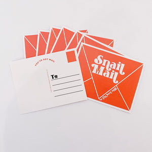 "Snail Mail" Postcard Set by Fern and Arrow