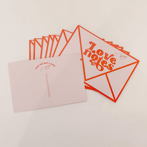 "Love Notes" Postcard Set by Fern and Arrow