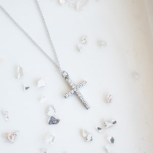 Heidi Hull Crystal Cross Necklace - Assorted Colors and Designs