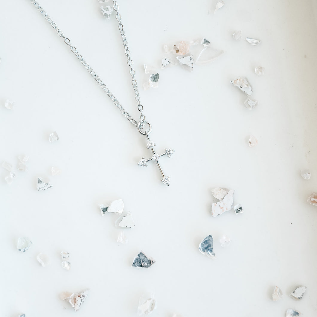 Heidi Hull Crystal Cross Necklace - Assorted Colors and Designs