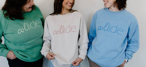 Collide Crew Neck Sweatshirt - Sky Blue