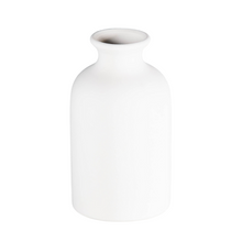 White Minimalist Ceramic Vase