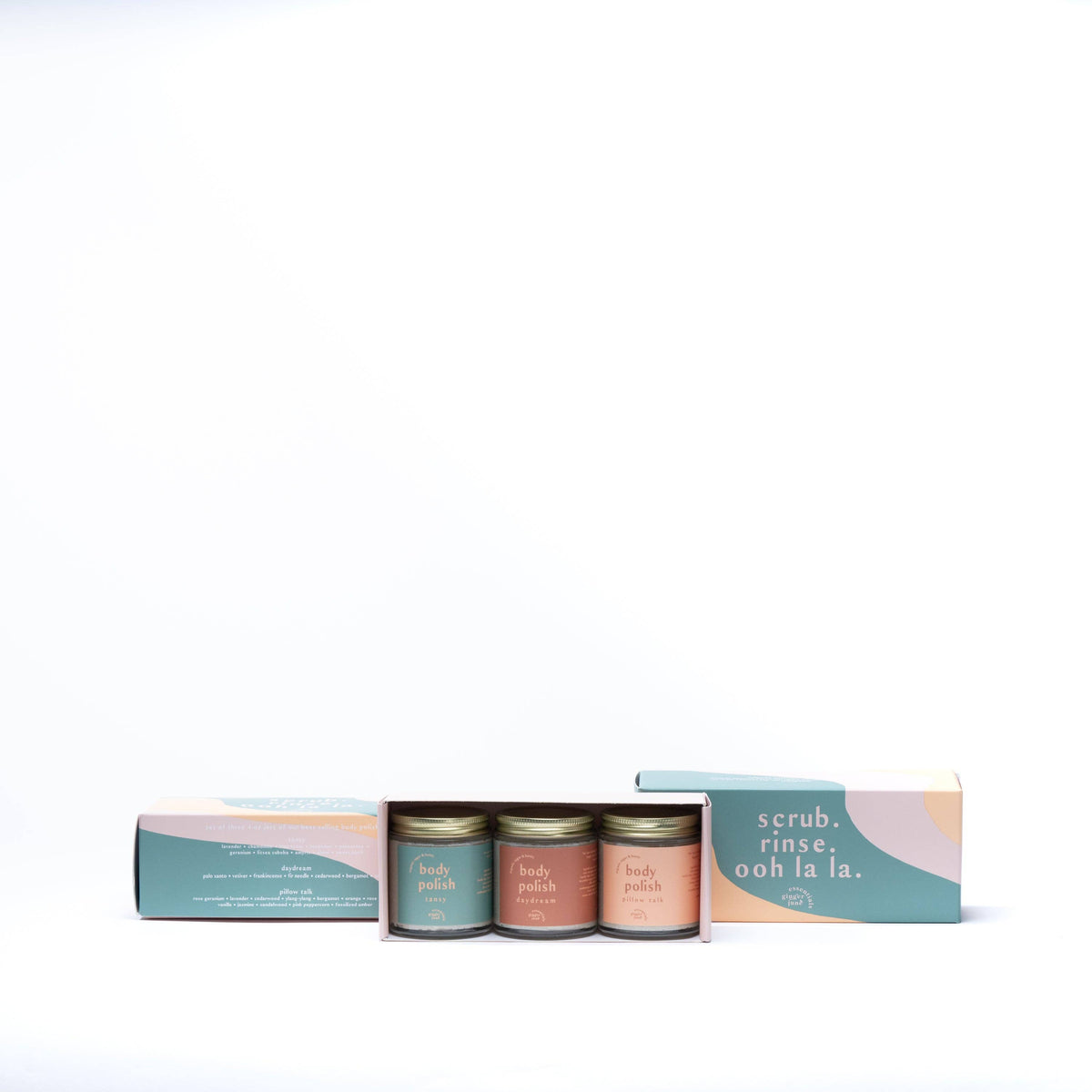 Set of 3 All-Natural Body Polishes