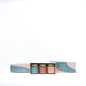 Set of 3 All-Natural Body Polishes