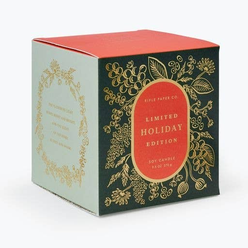 Limited Edition Holiday Candle | Cranberry, Balsam Fir & Cedarwood